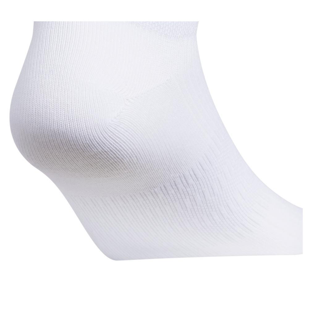 Men`s Superlite 3.0 6 Pack No Show Tennis Socks White and Black Adidas
