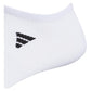 Men`s Superlite 3.0 6 Pack No Show Tennis Socks White and Black Adidas