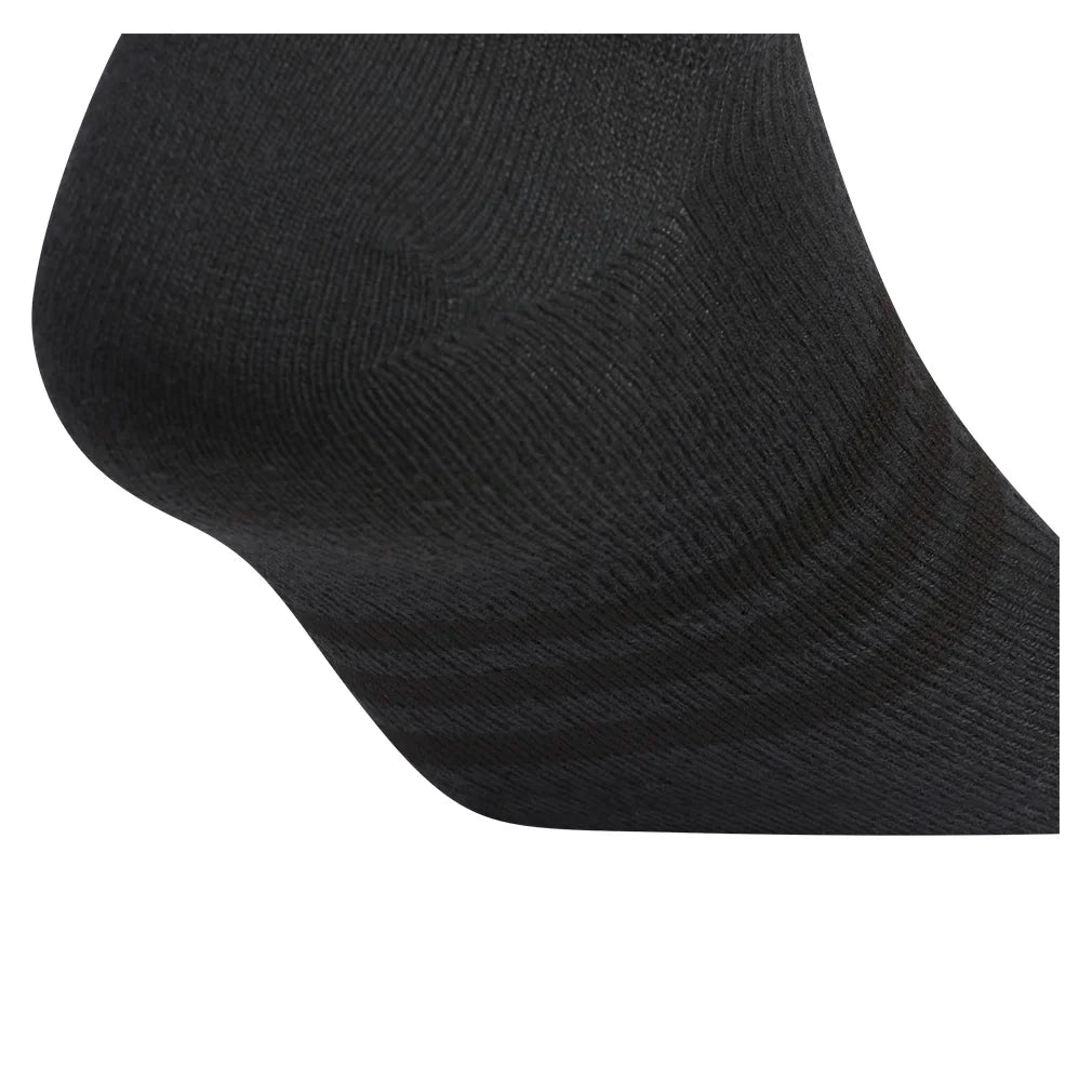 Men`s Superlite 3.0 6 Pack No Show Tennis Socks Black and Night Grey Socks Adidas