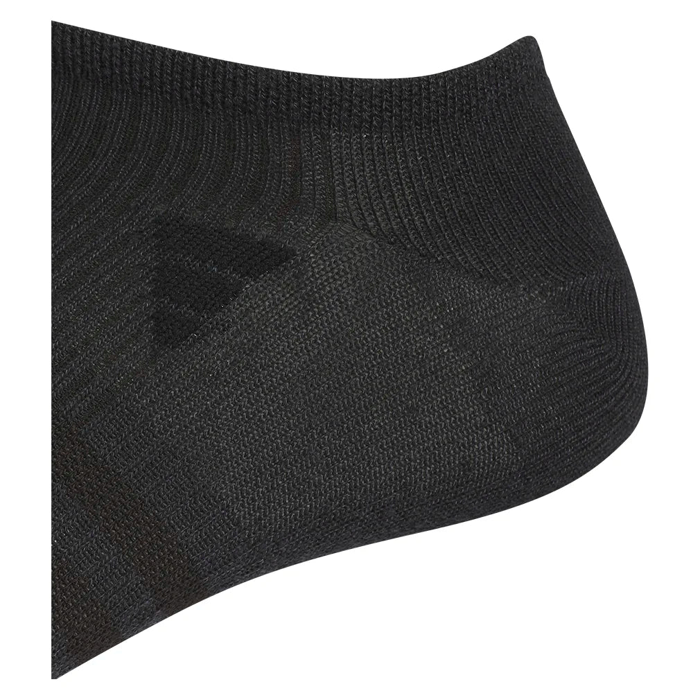 Men`s Superlite 3.0 6 Pack No Show Tennis Socks Black and Night Grey Socks Adidas