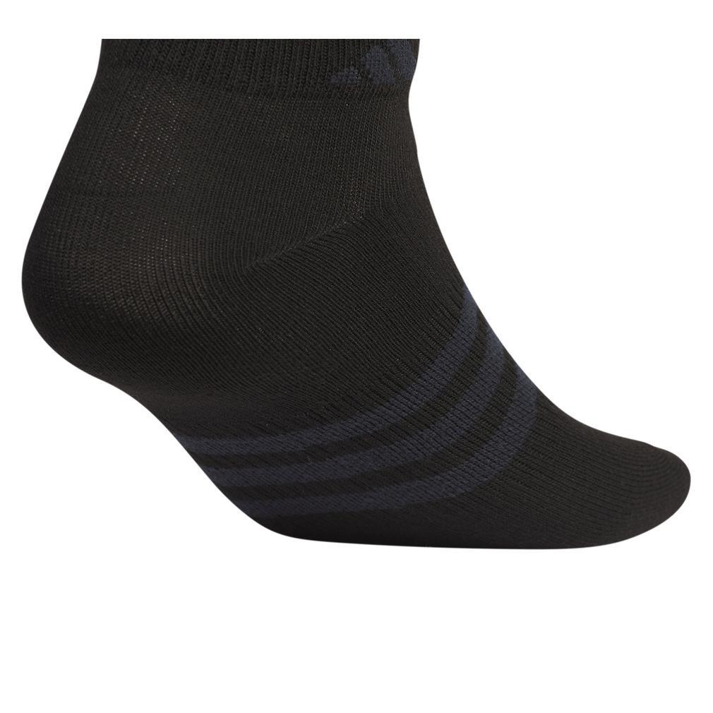 Men`s Superlite 3.0 6 Pack Low Cut Tennis Socks Black and Night Grey Adidas