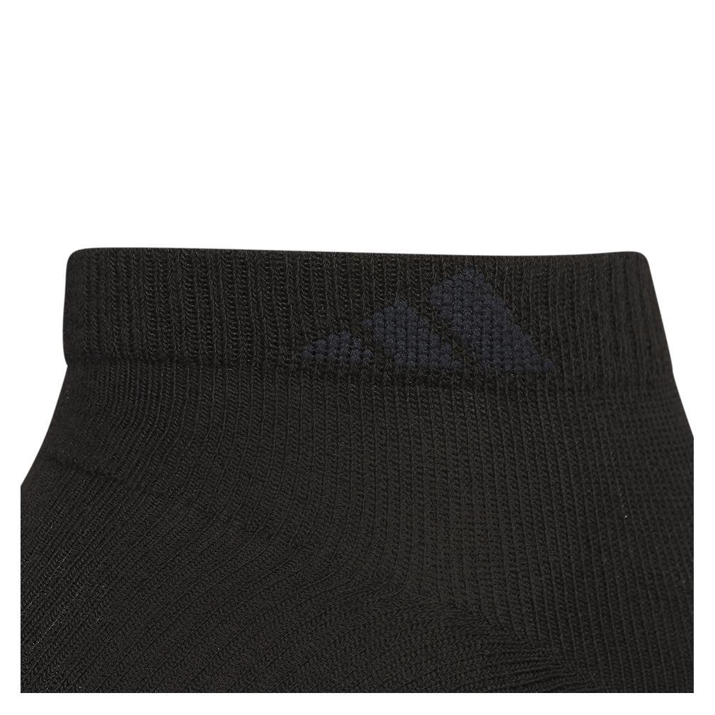 Men`s Superlite 3.0 6 Pack Low Cut Tennis Socks Black and Night Grey Adidas