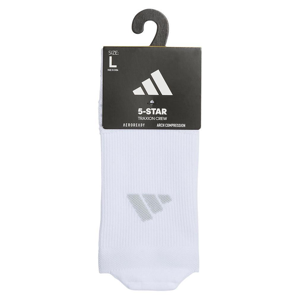 5-Star Team Traxion 2.0 Crew Socks White and Black Socks Adidas