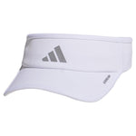 Women`s Superlite 3 Visor White and Silver Metallic Apparel Adidas