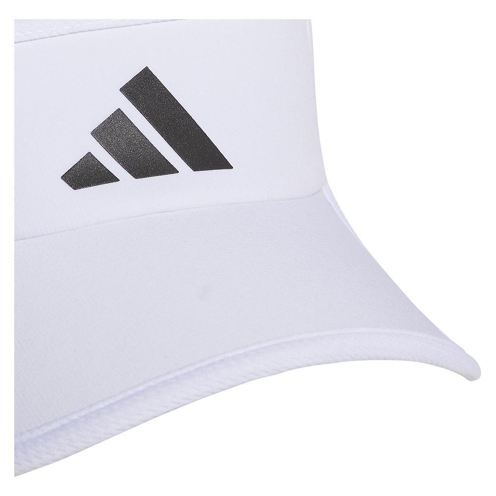 Menâ€™s Superlite 3 Visor White and Black Apparel Adidas