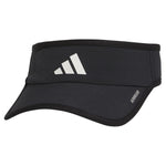 Women`s Superlite 3 Visor Black and White Apparel Adidas