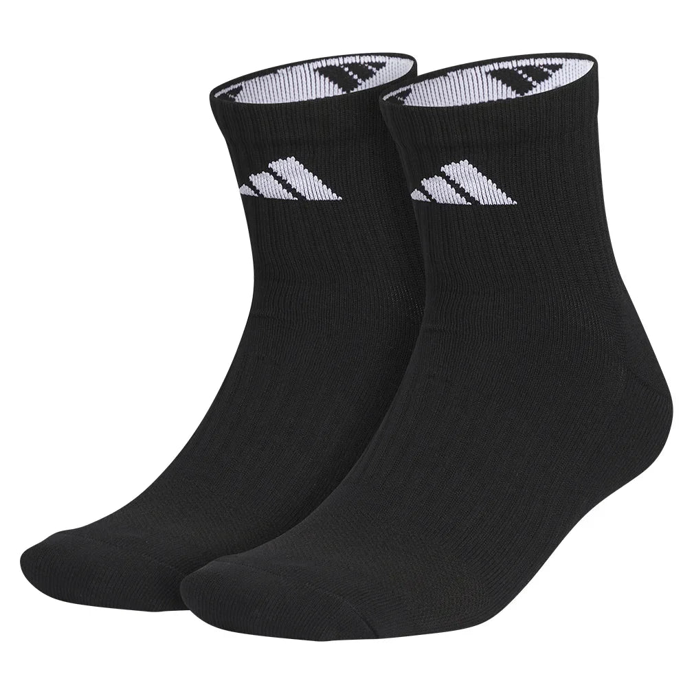 Pure Training 2-Pack High Quarter Socks Black and White Socks Adidas