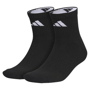Pure Training 2-Pack High Quarter Socks Black and White Socks Adidas