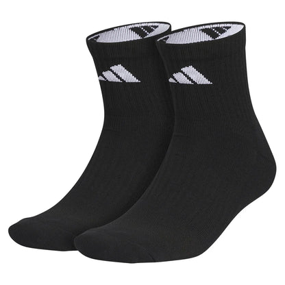 Pure Training 2-Pack High Quarter Socks Black and White Socks Adidas
