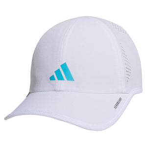Juniors` Superlite 3 Hat White and Bright Cyan Apparel Adidas