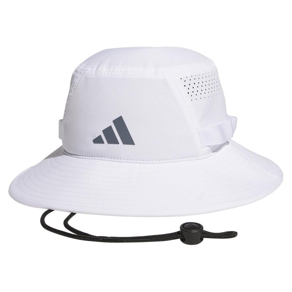 Men`s Victory 5 Bucket Hat White and Black Apparel Adidas