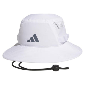 Men`s Victory 5 Bucket Hat White and Black Apparel Adidas