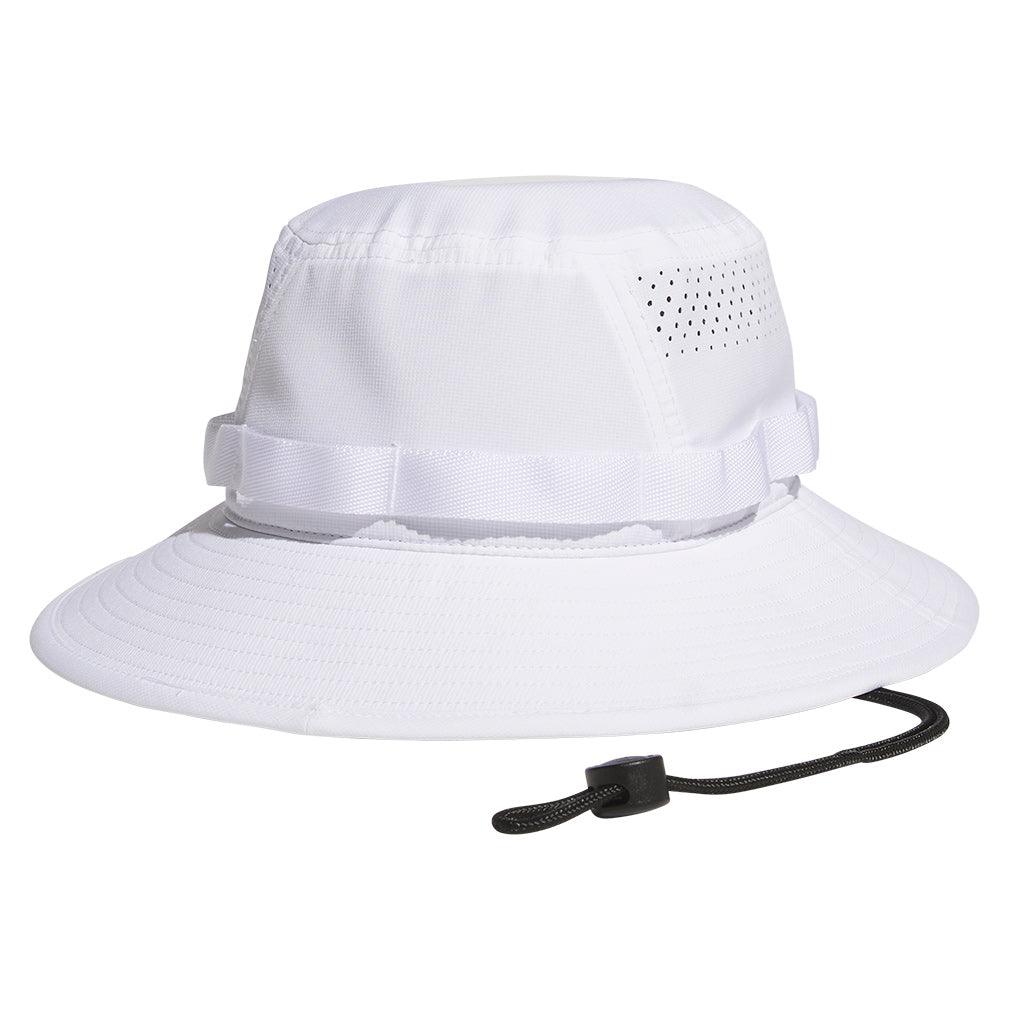 Men`s Victory 5 Bucket Hat White and Black Apparel Adidas