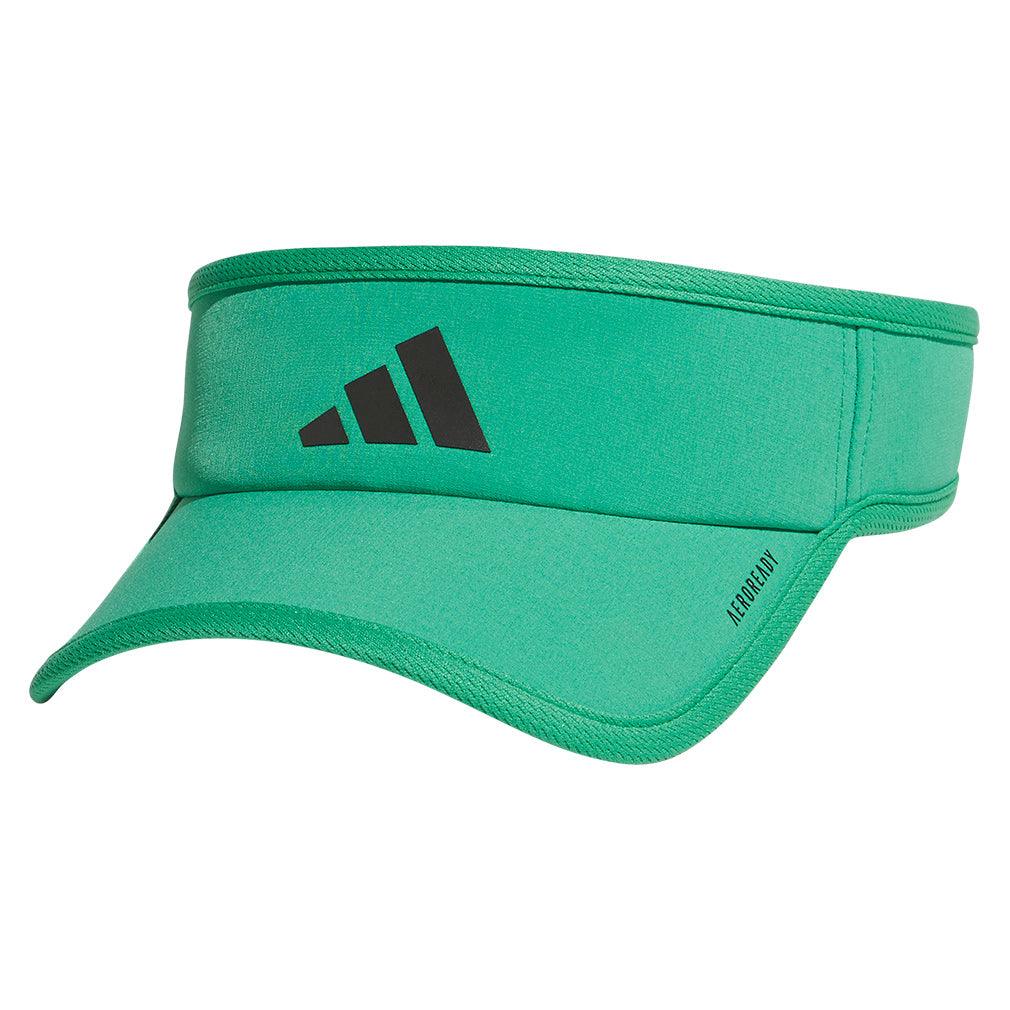 Men`s Superlite 3 Visor Semi Court Green and Black Apparel Adidas
