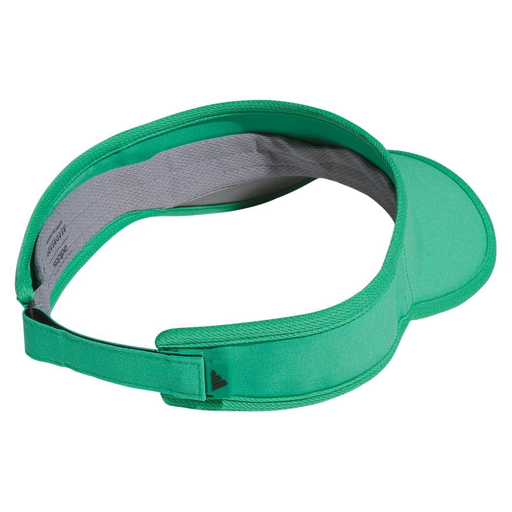 Men`s Superlite 3 Visor Semi Court Green and Black Apparel Adidas
