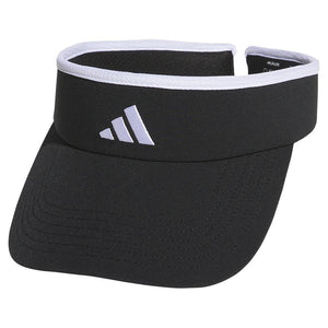 Women`s Match 2 Visor Black and White Apparel Adidas