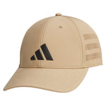 Men`s Gameday 4 Stretch Fit Hat Warm Sandstone Beige and Black Apparel Adidas