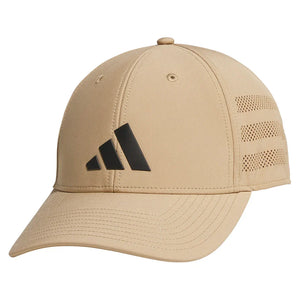 Men`s Gameday 4 Stretch Fit Hat Warm Sandstone Beige and Black Apparel Adidas