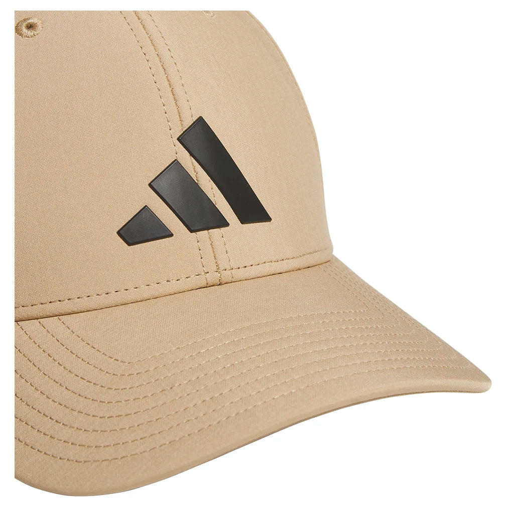 Men`s Gameday 4 Stretch Fit Hat Warm Sandstone Beige and Black Apparel Adidas