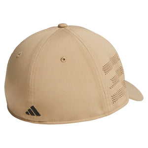 Men`s Gameday 4 Stretch Fit Hat Warm Sandstone Beige and Black Apparel Adidas