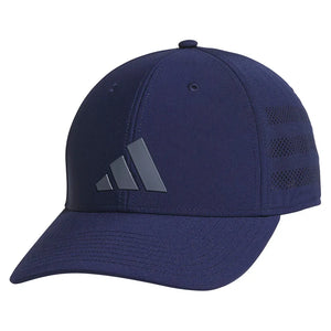 Men`s Gameday 4 Stretch Fit Hat Dark Blue and Onix Grey Apparel Adidas