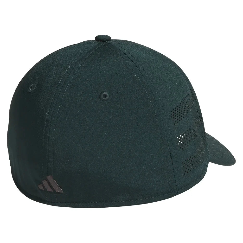 Men`s Gameday 4 Stretch Fit Hat Aurora Green Ivy and Grey Six Apparel Adidas