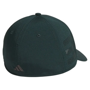 Men`s Gameday 4 Stretch Fit Hat Aurora Green Ivy and Grey Six Apparel Adidas