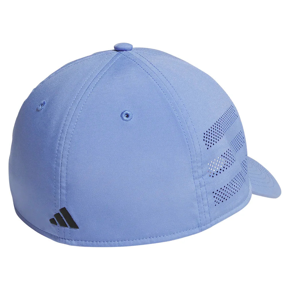 Men`s Gameday 4 Stretch Fit Hat Blue Fusion and Black Apparel Adidas