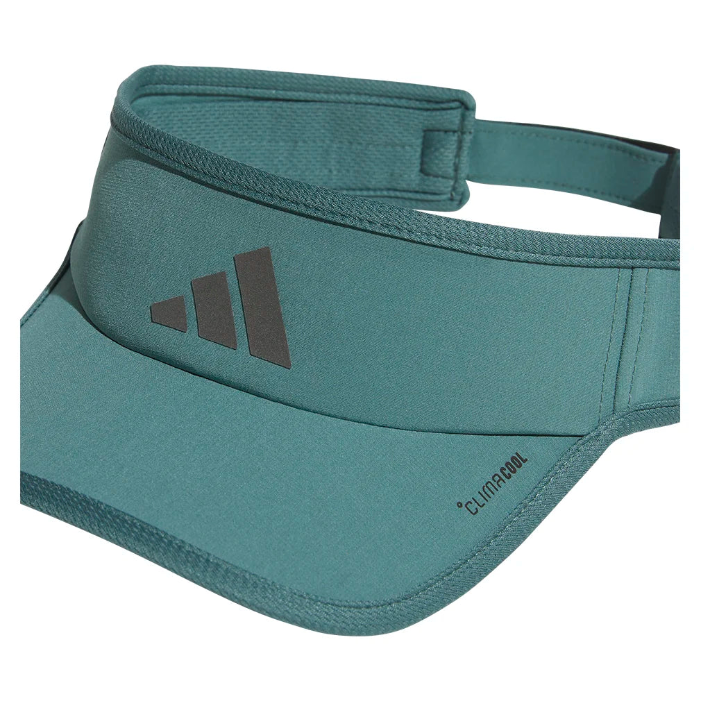 Men`s Superlite 3 Visor Preloved Teal Green and Black Apparel Adidas
