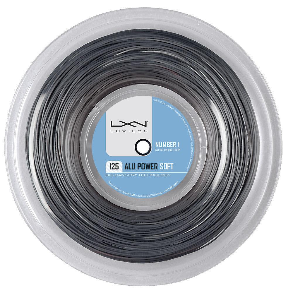ALU Power Soft 17G Tennis String Reel Silver Strings Luxilon