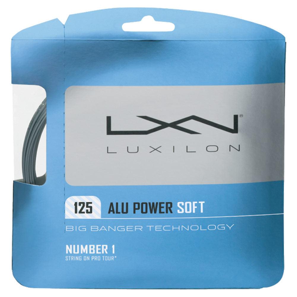 ALU Power Soft 17G Tennis String Silver Strings Luxilon