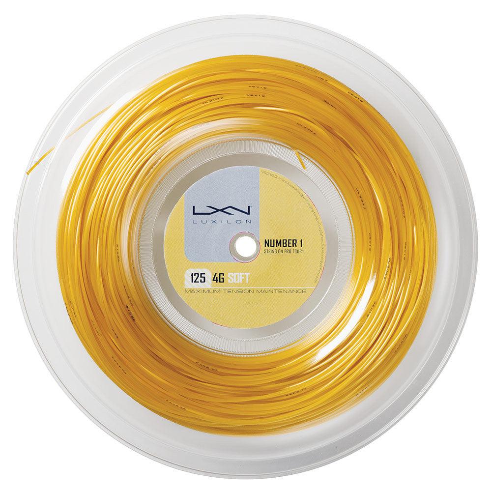 4G Soft 17G Tennis String Reel Gold Strings Luxilon