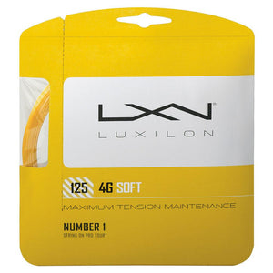 4G Soft 125/17G Tennis String Gold Strings Luxilon