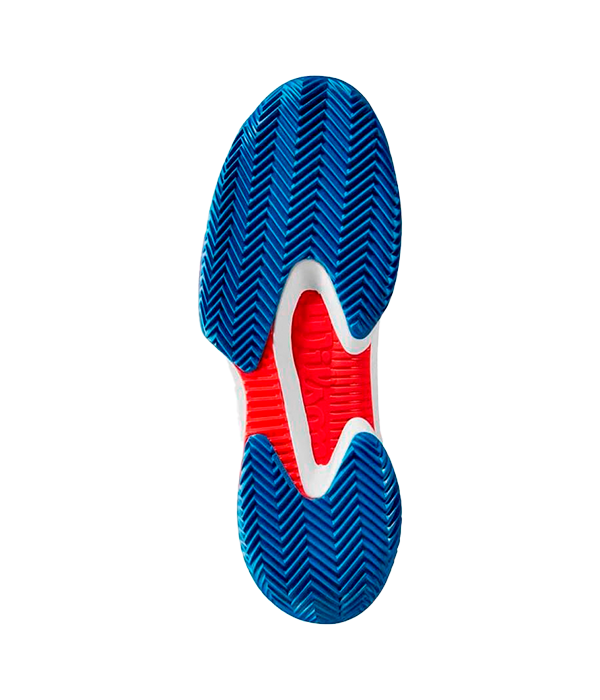 Wilson Kaos Swift 1.5 Clay 2024 White/D V Blue/Wilson Red Padel Shoes Zapatillas Wilson
