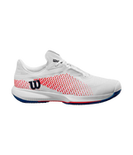 Wilson Kaos Swift 1.5 Clay 2024 White/D V Blue/Wilson Red Padel Shoes Zapatillas Wilson
