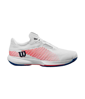 Wilson Kaos Swift 1.5 Clay 2024 White/D V Blue/Wilson Red Padel Shoes Zapatillas Wilson