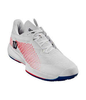 Wilson Kaos Swift 1.5 Clay 2024 White/D V Blue/Wilson Red Padel Shoes Zapatillas Wilson