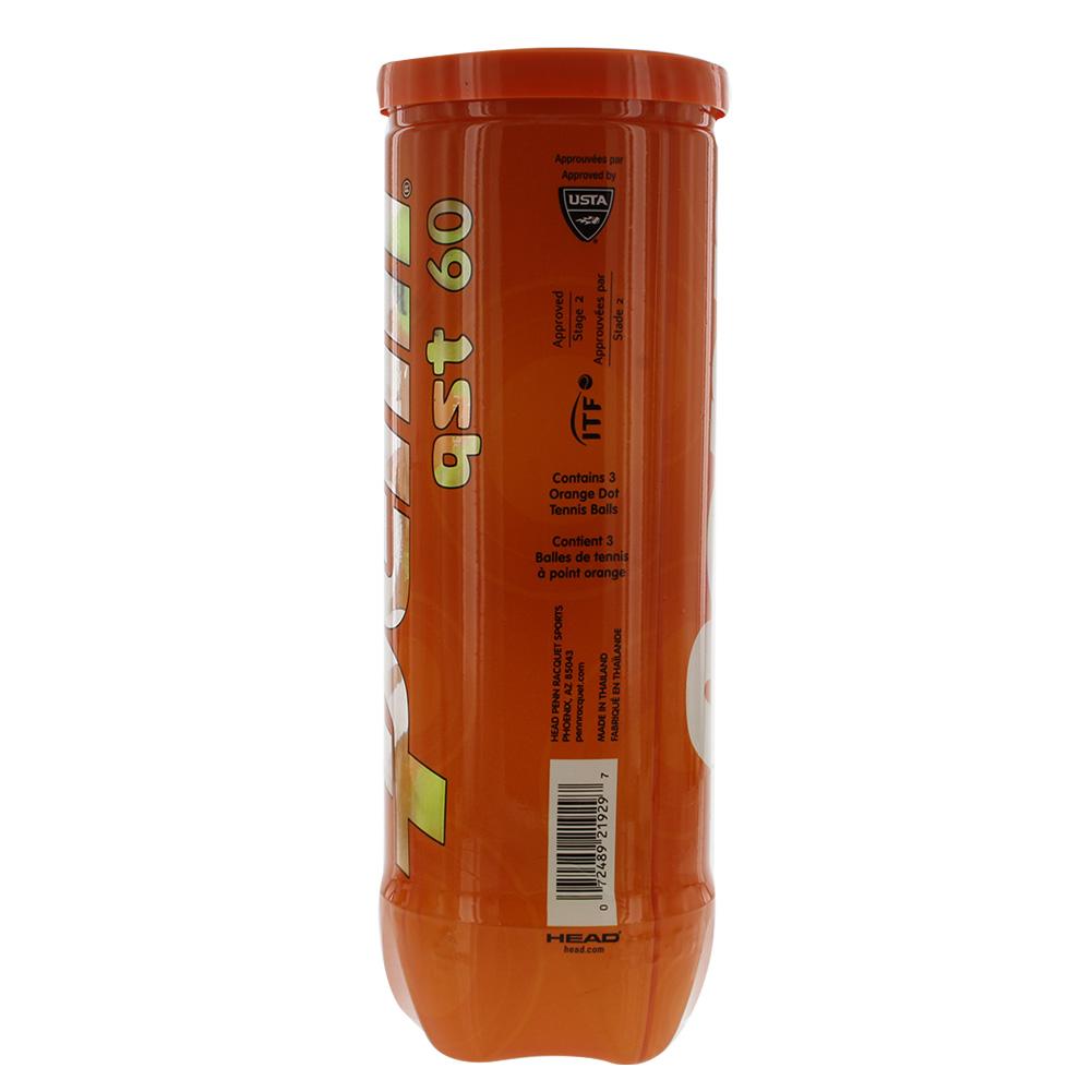 QST 60 Orange Dot Stage 2 Tennis Ball Can Balls Penn