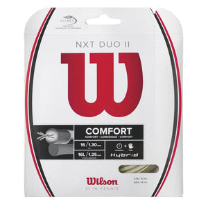 NXT Duo II (NXT 16/Luxilon Adrenaline 125) Tennis String Strings Wilson
