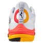 Men`s Wave Exceed Tour 6 AC Tennis Shoes White and Fiery Coral Footwear Mizuno