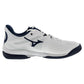 Men's Wave Exceed Tour 6 AC Tennis Shoes White and Dress Blue Footwear Mizuno