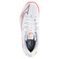 Women`s Wave Exceed Tour 6 AC Tennis Shoes White and Calypso Coral Footwear Mizuno