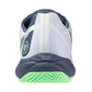 Men`s Wave Enforce Court Tennis Shoes White and Vintage Indigo Footwear Mizuno