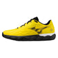 Men`s Wave Enforce Court AC Tennis Shoes Vibrant Yellow and Black Footwear Mizuno