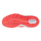Women`s Wave Enforce Court AC Tennis Shoes Striking Coral and White Footwear Mizuno