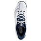 Mens Wave Exceed Tour 6 Clay Tennis Shoes White and Dress Blues Footwear Mizuno