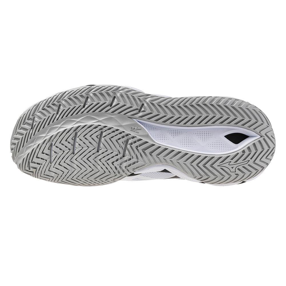 Men`s Wave Enforce Tour 2 Tennis Shoes White and Black Footwear Mizuno