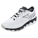 Men`s Wave Enforce Tour 2 Tennis Shoes White and Black Footwear Mizuno