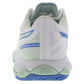 Women`s Wave Enforce Tour 2 Tennis Shoes White and Frontier Blue Footwear Mizuno