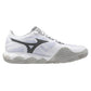 Women`s Wave Enforce Tour 2 Tennis Shoes White and Silver Footwear Mizuno